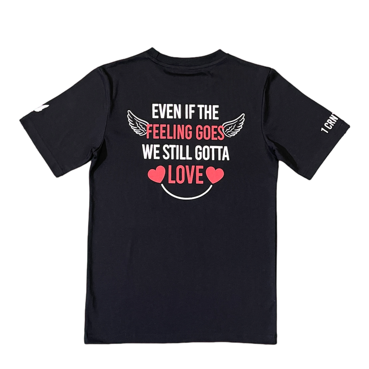 Love is Not a Feeling Christian T-shirt - Classy Black